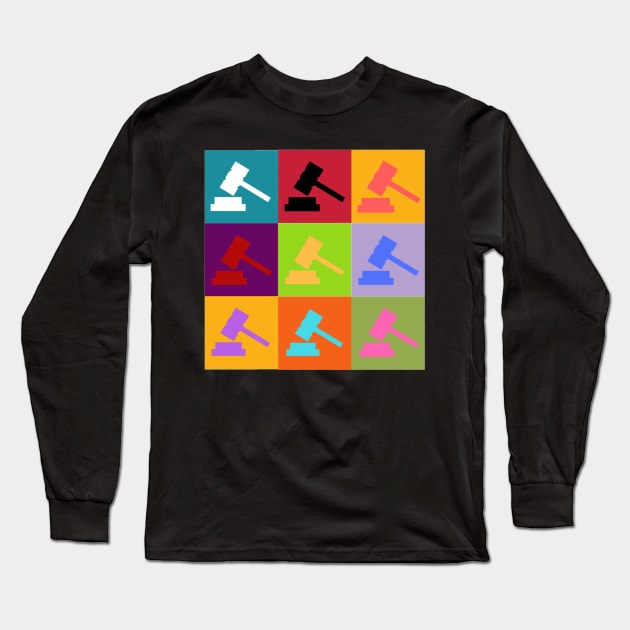 The Gavel Long Sleeve T-Shirt by GMAT